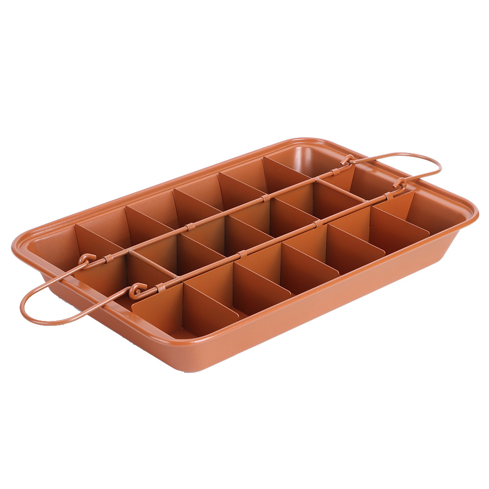 Antihaft-brownieform, Backblech, Schokoladenkuchenform Mit Trennwänden, Küchenutensil