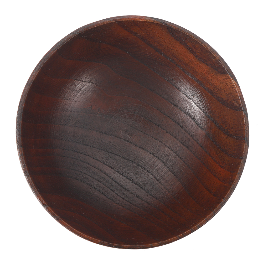 Obstsalat-nudel-reis-essschüssel Aus Holz, Küchenutensilien, Lebensmittelbehälter, Geschirr, Mitte 12 Cm