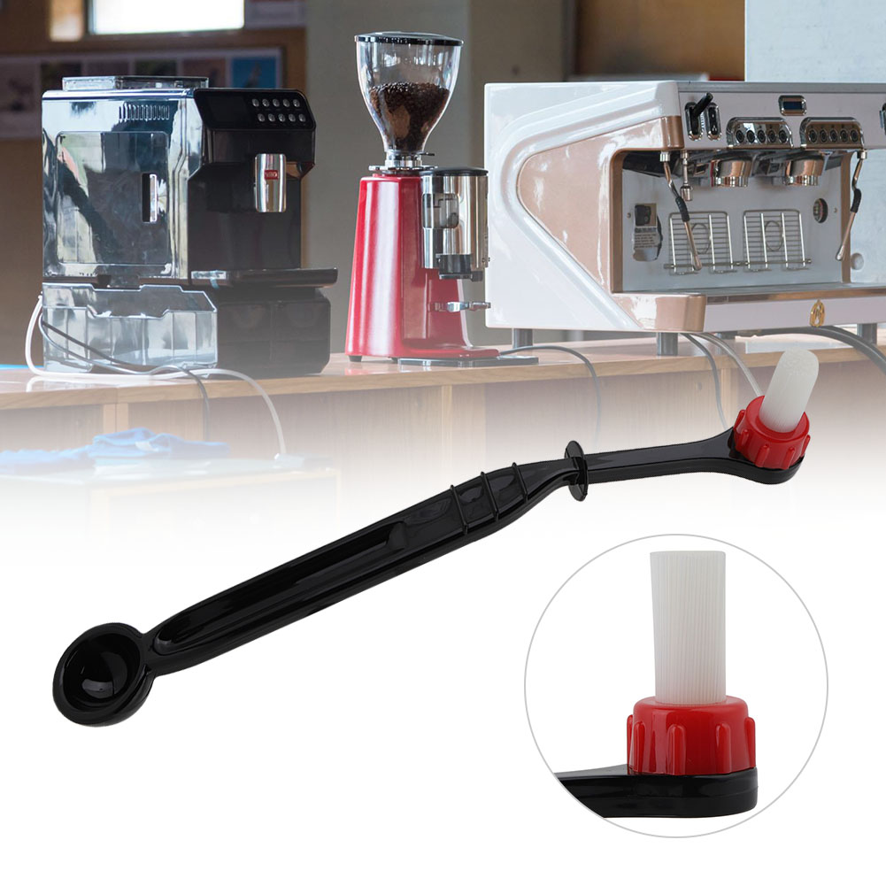 2-in-1-reinigungsbürste Für Kaffeemaschinen Aus Nylon Für Espressomühlen
