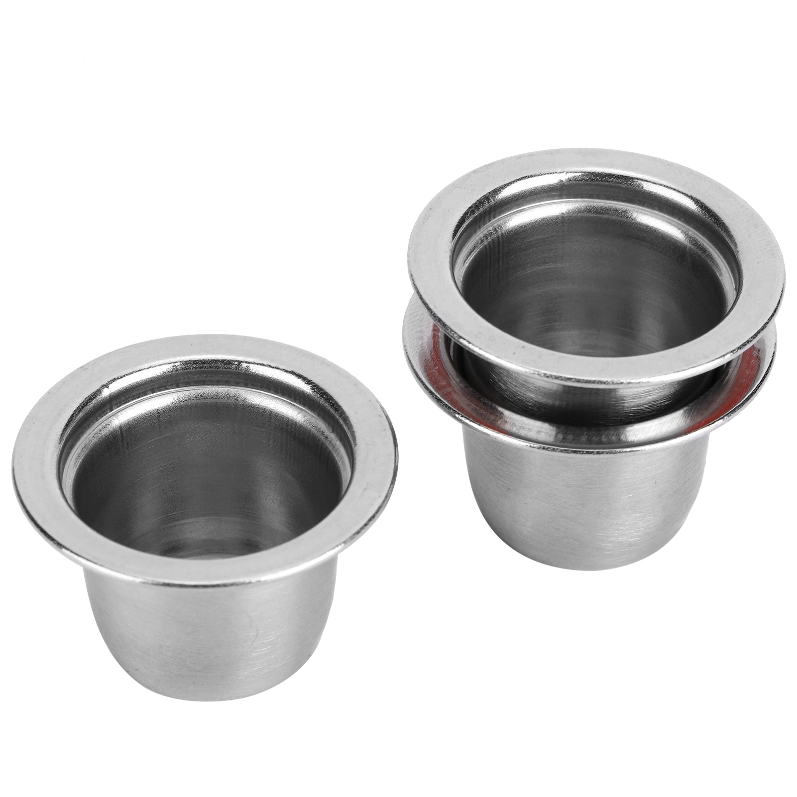 3er-set Wiederverwendbare Kaffeekapseln Aus Edelstahl Mit Nachfüllbarem Filter (30 X 22 X 20 Mm), Passend Für Nespresso