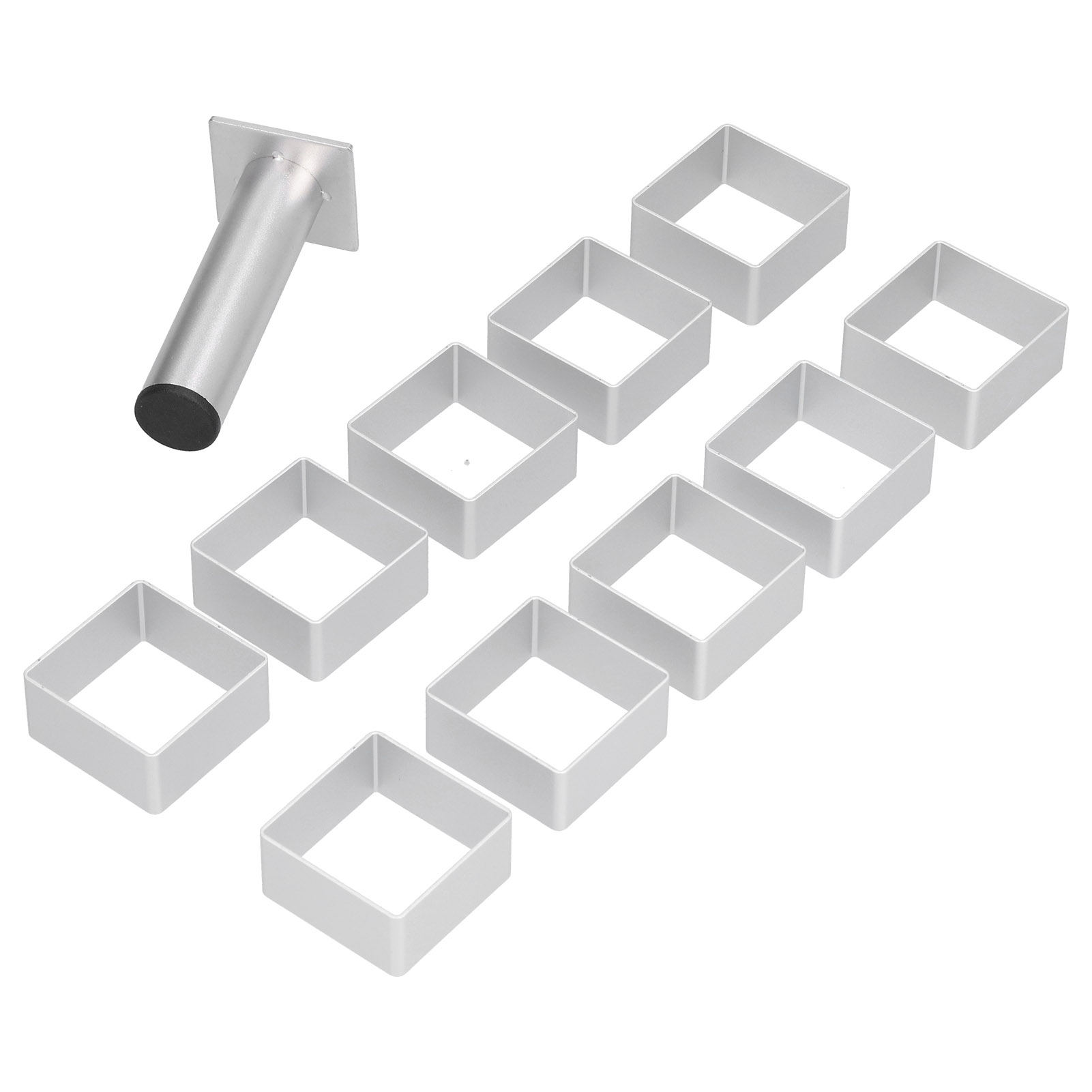 Edelstahl-kuchenform-set Mondkuchen Kekse Gebäck Fondantform Backwerkzeug Für Kitchenquadrate