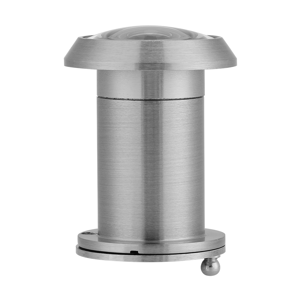 Optischer Türspion Aus Glas Mit 220-grad-weitwinkel Für Die Heimüberwachung (gebürstetes Silber)