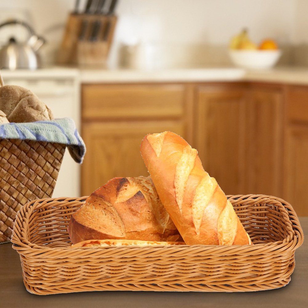 Aufbewahrungskorb Für Tischgeschirr, Essstäbchen- Und Gabelhalter, Organizer Für Zuhause, Hotel, Restaurant, Kaffeefarbe M, Größe L 280 X B 110 X H 50 Mm