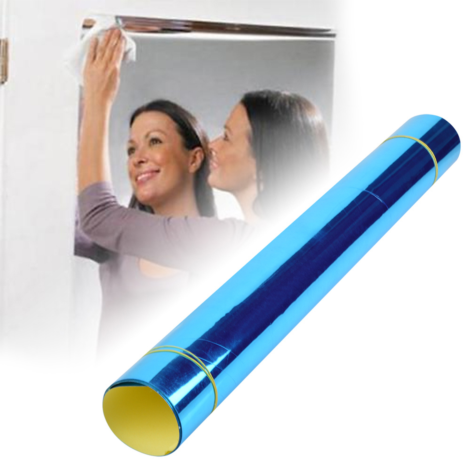 50 X 100 Cm Selbstklebende Spiegelfliesen-wandaufkleber Für Zimmer Und Badezimmer – Wanddeko Zum Aufkleben