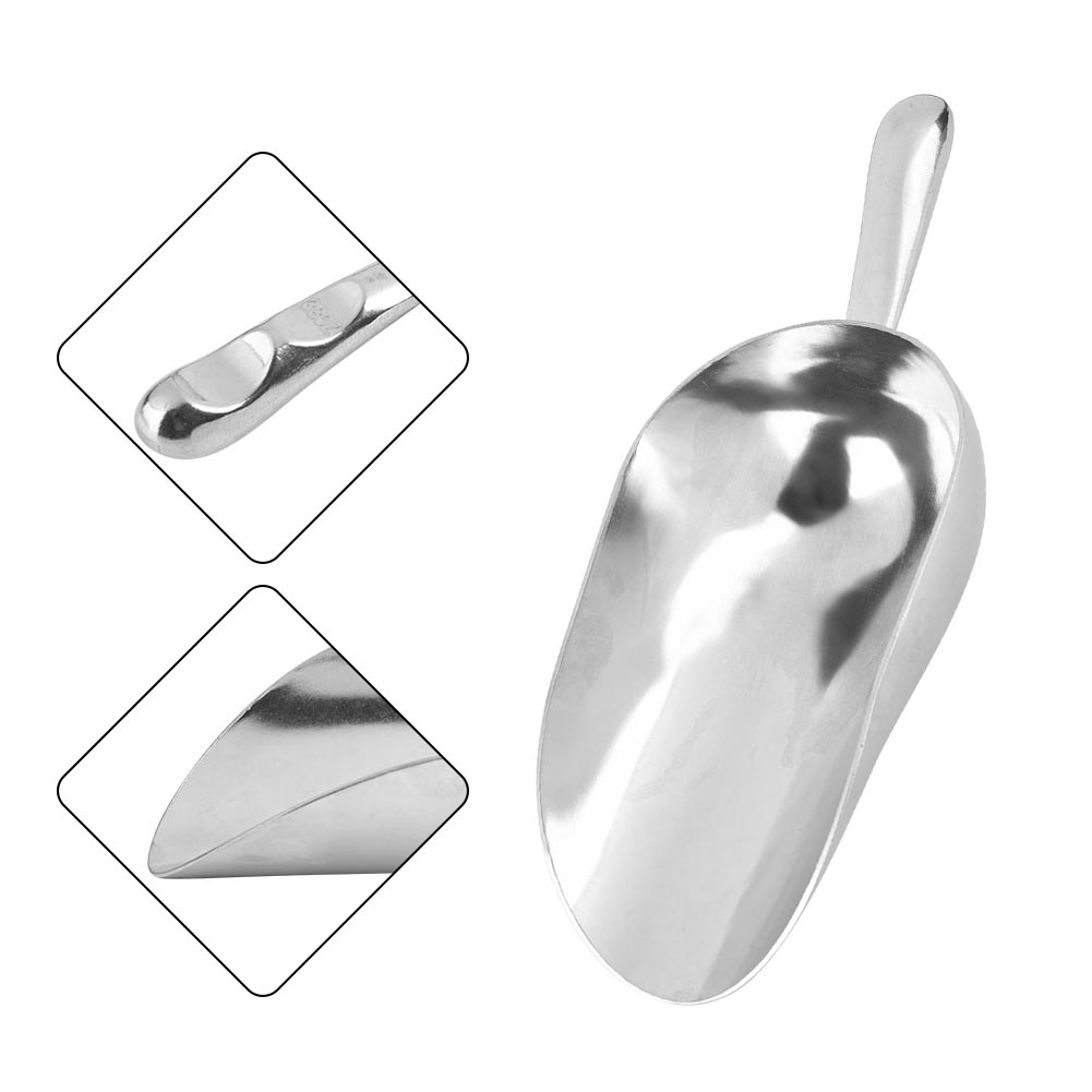 Stück Küchenlöffel Aus Aluminiumlegierung Für Buffet, Süßigkeiten, Mehl, Eis – Ideal Für Zuhause, Bar Oder Partys – Neu