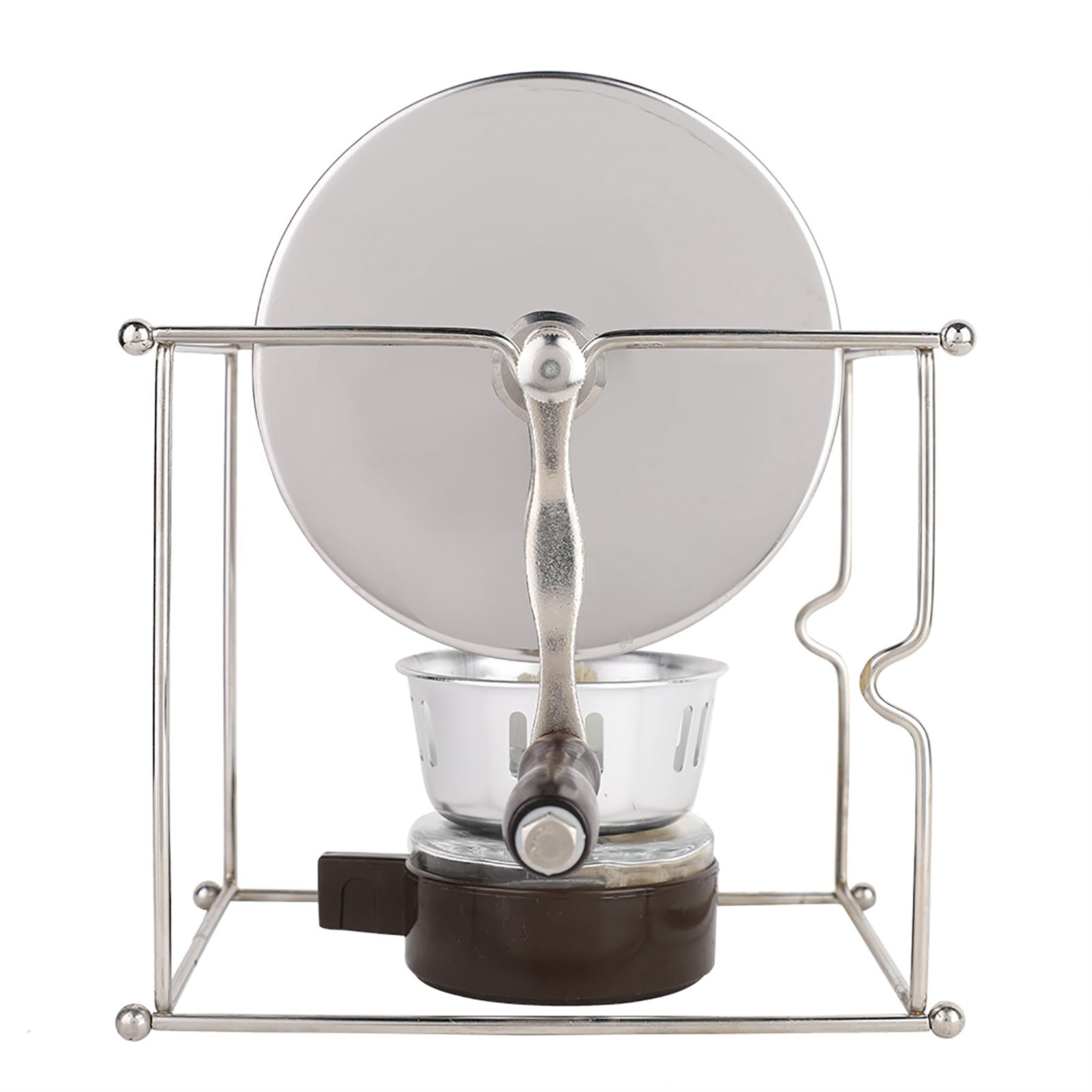 1 Stück Mini-handröstmaschine Für Kaffeebohnen Zum Selbermachen, Edelstahlwalzen Mit Griff