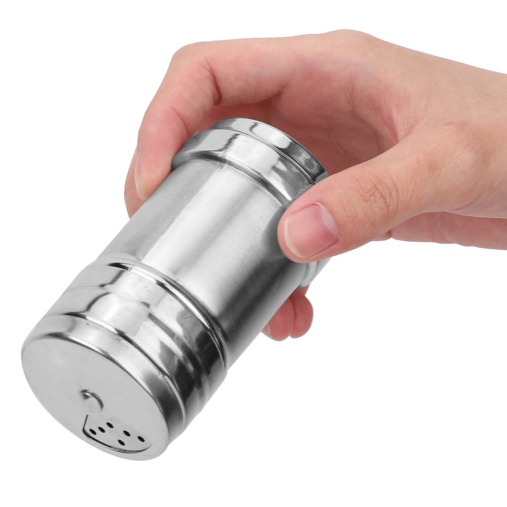 Gewürzflasche Aus Edelstahl, Küchenhelfer, Gewürzorganizer, Vorratsdose, Mittelgroß