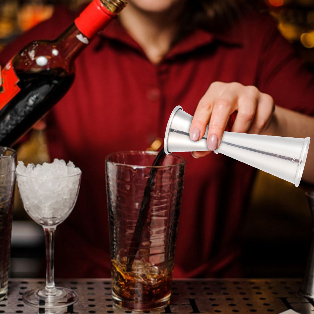 Messbecher Aus Edelstahl 304, Cocktail-jigger, Weinmessbecher Mit Skala, 60 Ml
