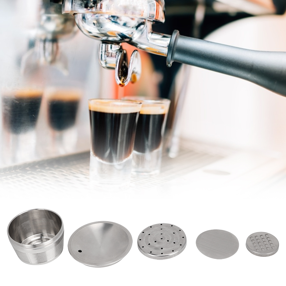 Wiederbefüllbarer, Wiederverwendbarer Kaffeekapsel-becherfilter Aus Edelstahl, Passend Für Nescafé Dolce