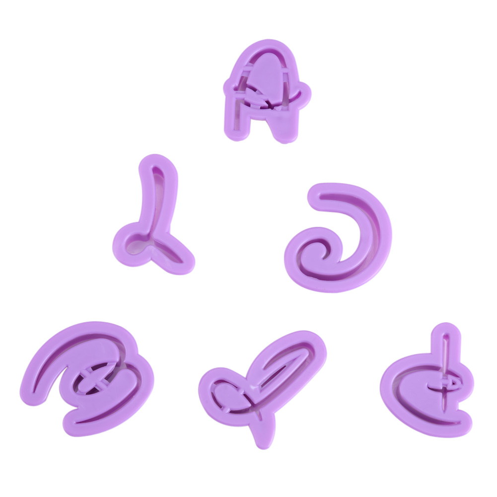 26-teiliges Buchstaben-alphabet-ausstechförmchen Für Kekse, Fondant Und Kuchen, Backformen