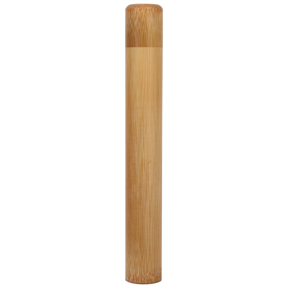 Stück Runder, Tragbarer, Handgefertigter Teebehälter Aus Natürlichem Bambus (2,5 X 23 Cm)