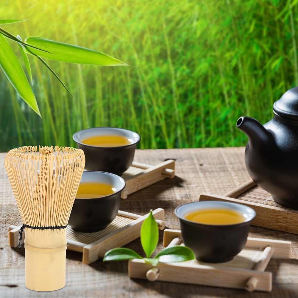 Traditioneller Matcha-teebesen Mit 120 Zinken – Das Perfekte Zubehör Für Die Matcha-teezubereitung.