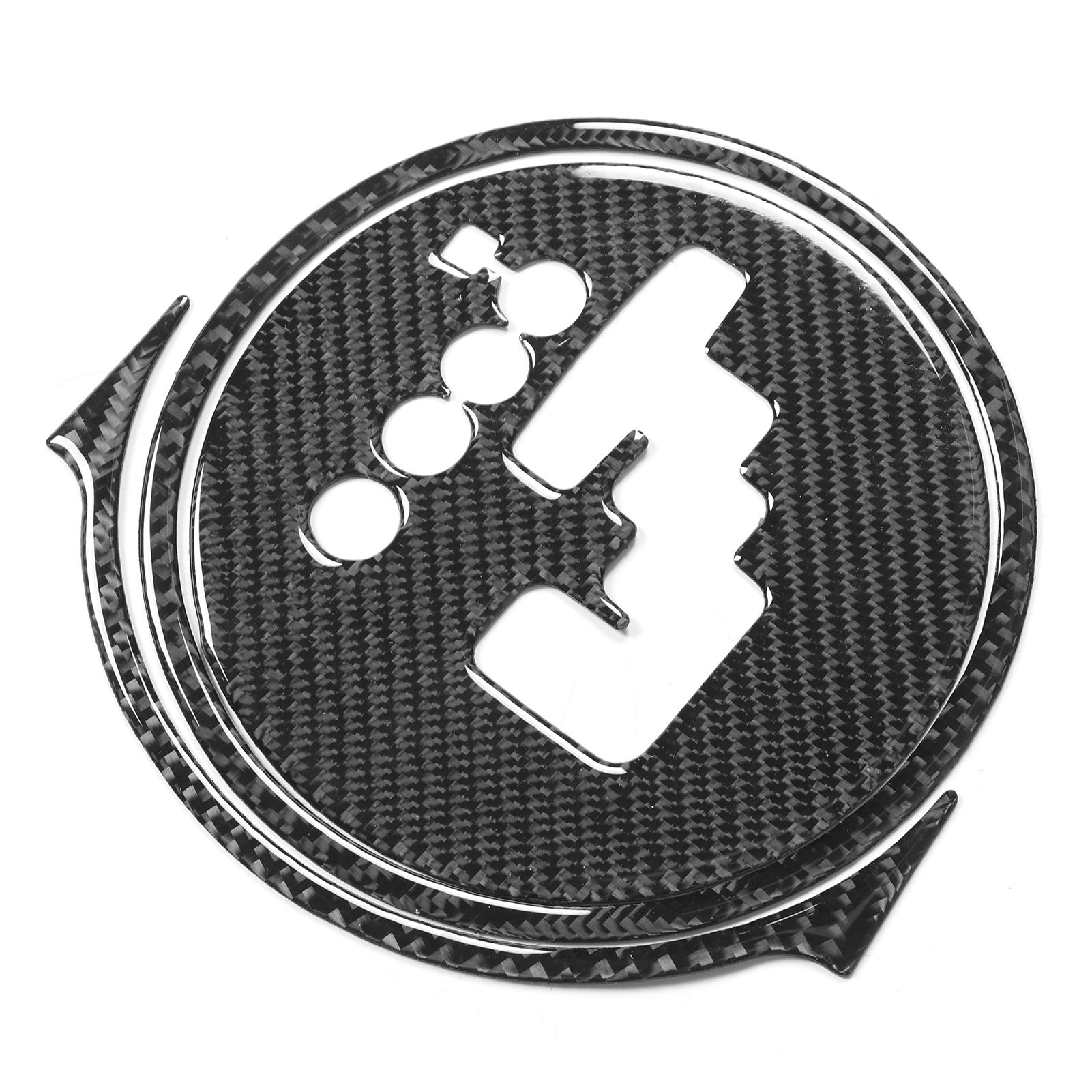3-teiliges Set Schaltkulissen-zierleisten Aus Kohlefaser, Passend Für Mazda Mx-5 / Roadster Nc 2009–2015 (rechtslenker)