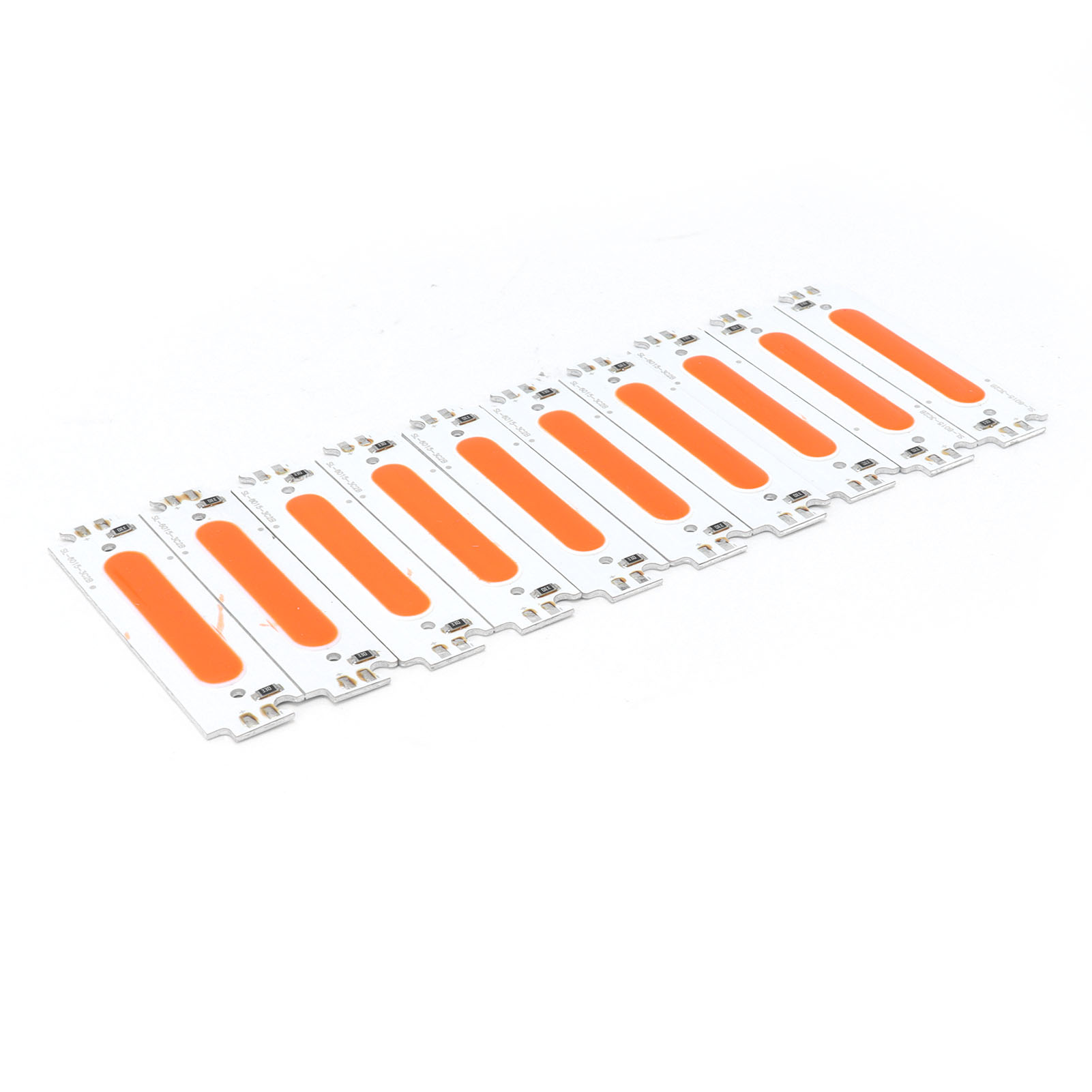 10 Stück Led-chips Cob-lichtquelle, Lange Streifenlampe, 12 V, 2 W, Für Autobeleuchtung, Rotes Licht