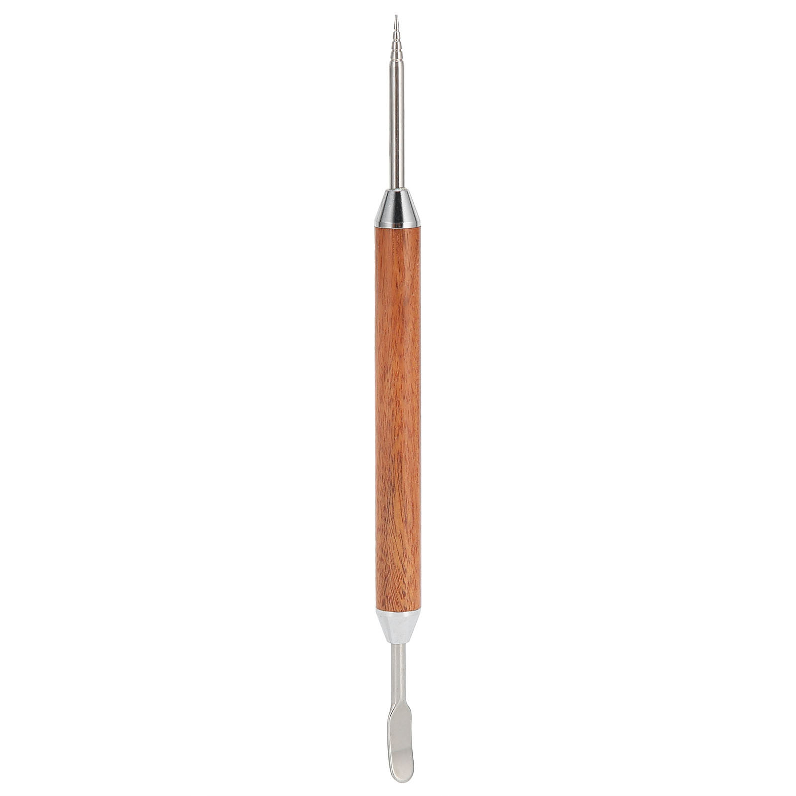 Latte-art-stift Aus Edelstahl Mit Holzgriff – Diy-kaffeedekorationswerkzeug