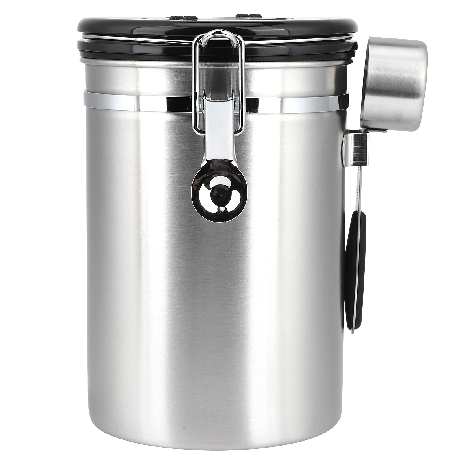 Luftdichter Edelstahlbehälter Für Kaffeebohnen, Tee Und Trockenfrüchte, 1,8 L