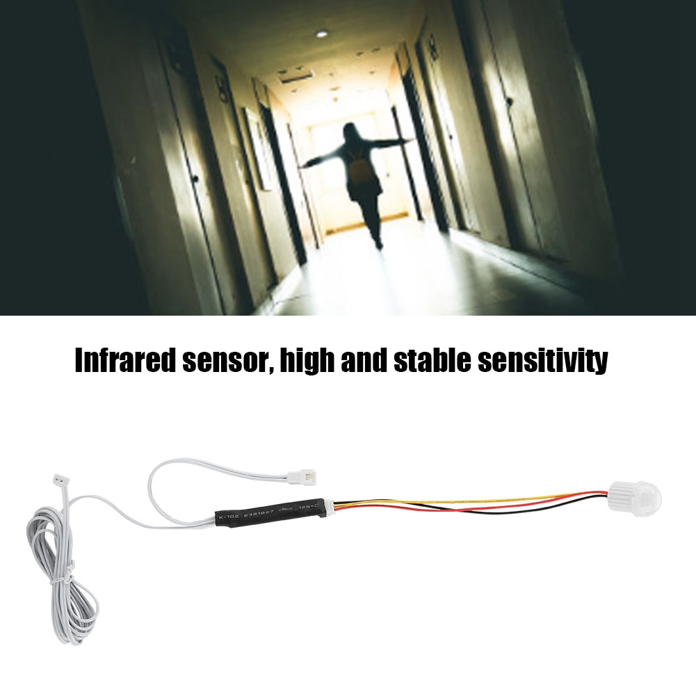Dc5-24v 1,5a Mini-einstellbarer Infrarotsensor-schalter Mit Bewegungserkennung Für Licht