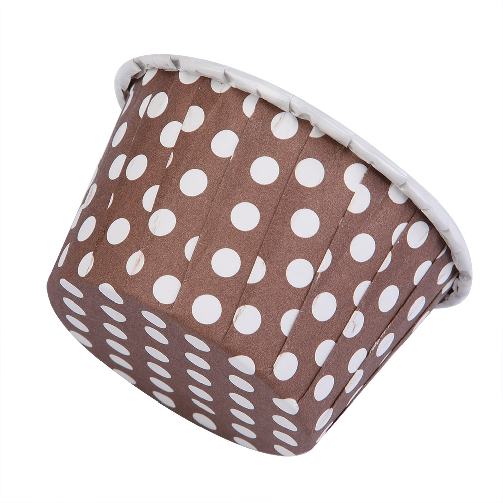 100 Mini-cupcake-förmchen, Runde Papierförmchen Für Kuchen, Muffins Und Mehr – Ideal Für Zuhause, Partys, Hochzeiten Und Kaffee.