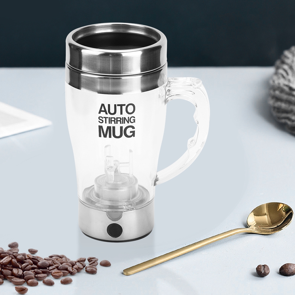 350 Ml Automatischer Elektrischer Kaffee-milch-mixer Mit Selbstumrührfunktion