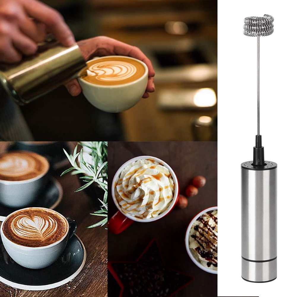 Edelstahl-kaffeerührer, Mixer, Standmixer, Elektrischer Eierquirl, Milchaufschäumer, Küchenutensilien