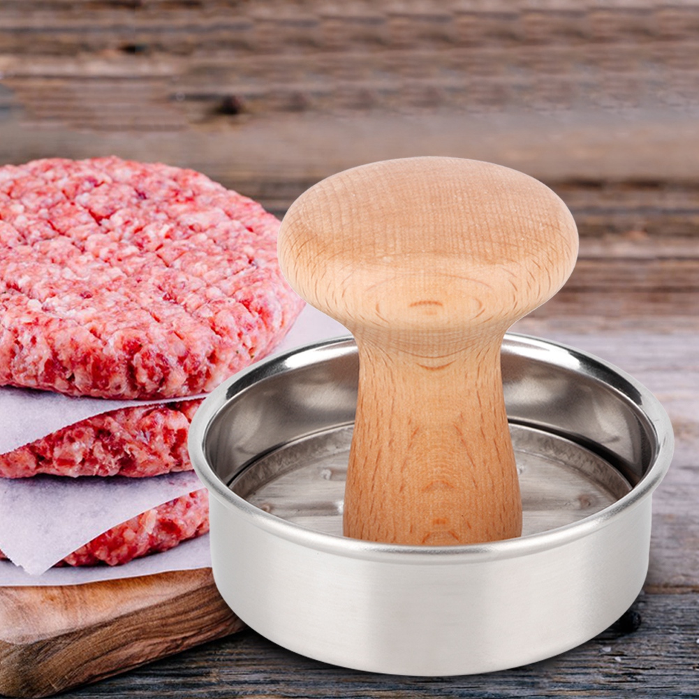 Hamburgerpresse Aus Edelstahl, Manuelle Druckpresse Für Fleischpasteten Und Burger, Küchenzubehör