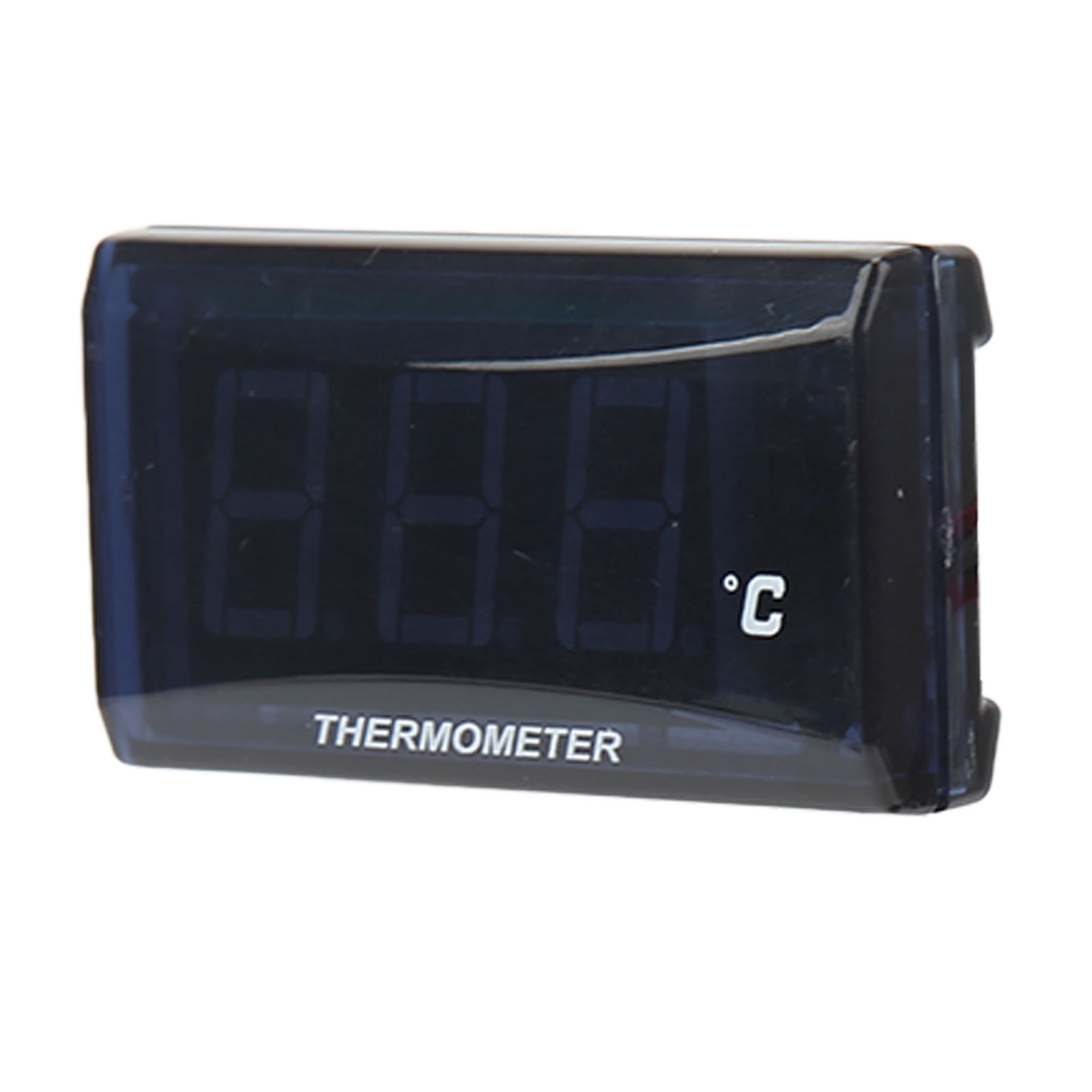 Manomètre De Température D'Eau Lcd Ultra-fin Universel Pour Moto (12 V Cc) Avec Adaptateur Pour Capteur 18 Mm, Compatible Suzuki, Rétroéclairage Rouge.