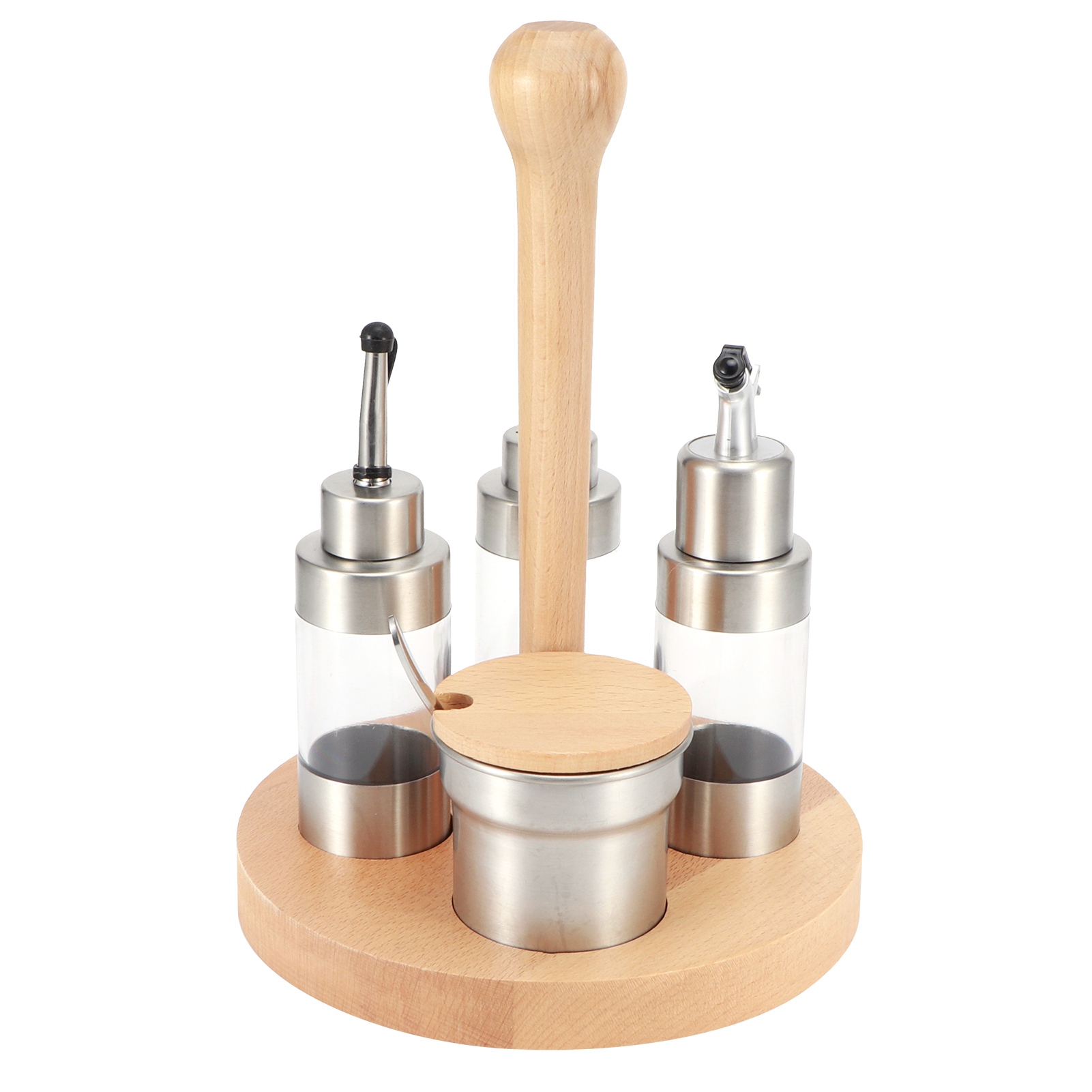 Gewürzglas, Gewürzbox, Aufbewahrungsbehälter, Topfgestell-set, Küchenhelfer, Rund