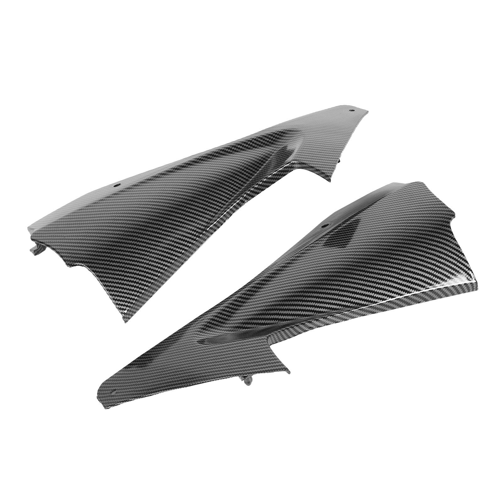2 Stück Motorrad-seitenluftkanalabdeckungen Im Carbonfaser-stil, Verkleidungseinsätze, Passend Für Yamaha Yzf R6 2006–2007