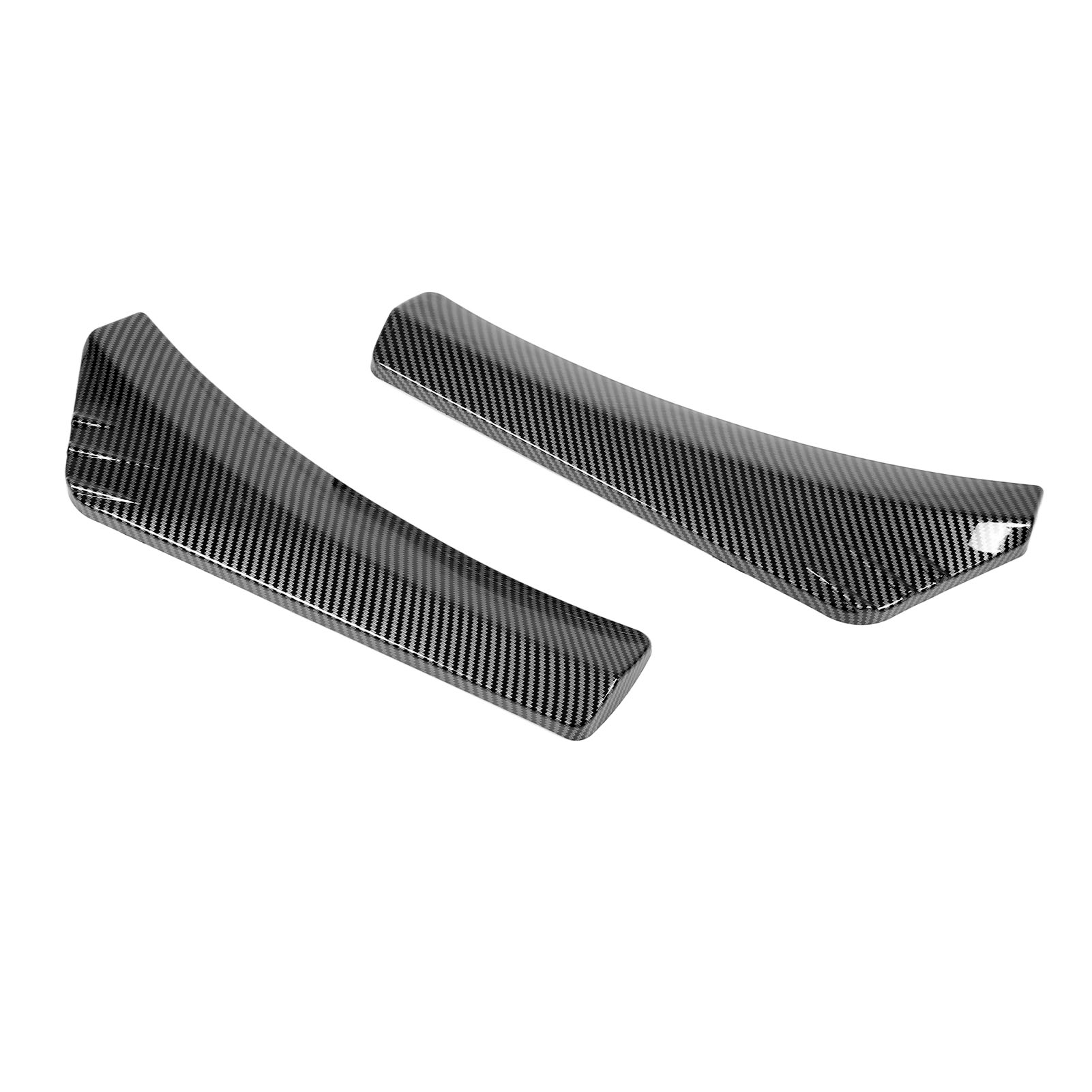 2 Stück Frontstoßstangenlippen-winkelschutz Links Und Rechts, Langlebig, Hochtemperaturbeständig, Lippensplitter In Carbonfaser-optik