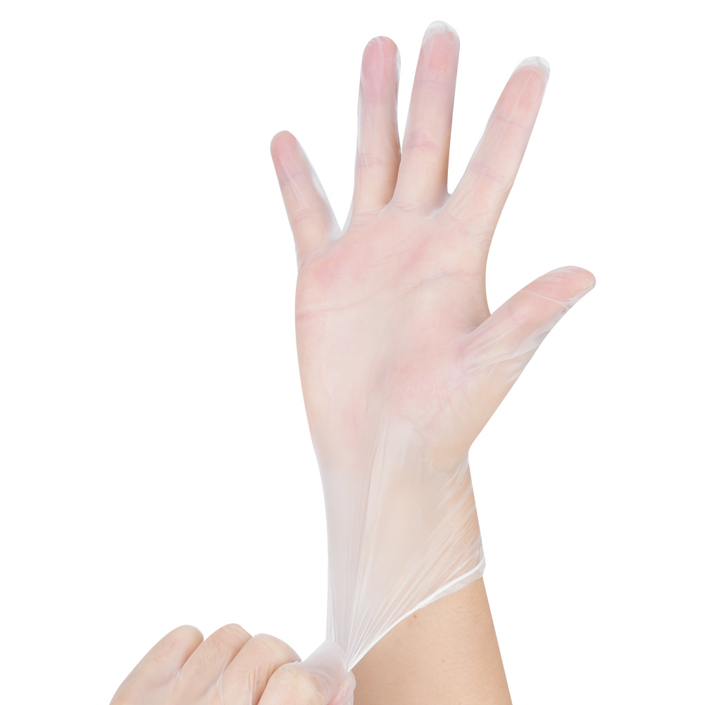 100 Stück/box Einweghandschuhe Pvc-schutzhandschuhe Für Arbeitsplatz Und Außenbereich