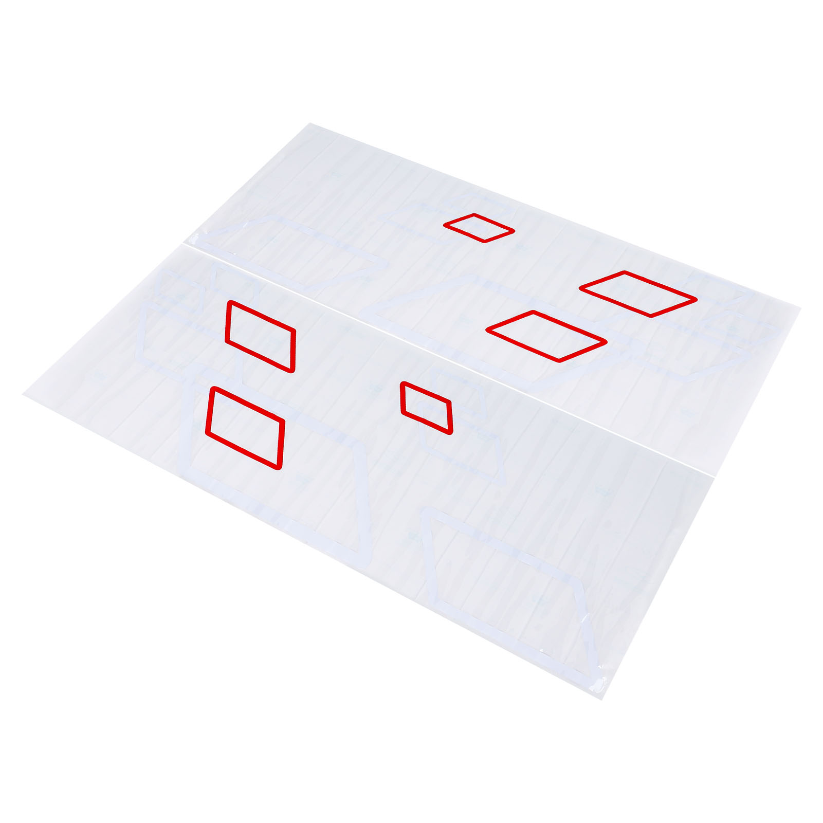 Autocollants Latéraux De Carrosserie 100 X 38 Cm En Pvc, Pour Voiture, Camion Ou Voiture De Course, Style Sportif, Blanc Et Rouge. Décoration À Faire Soi-même.