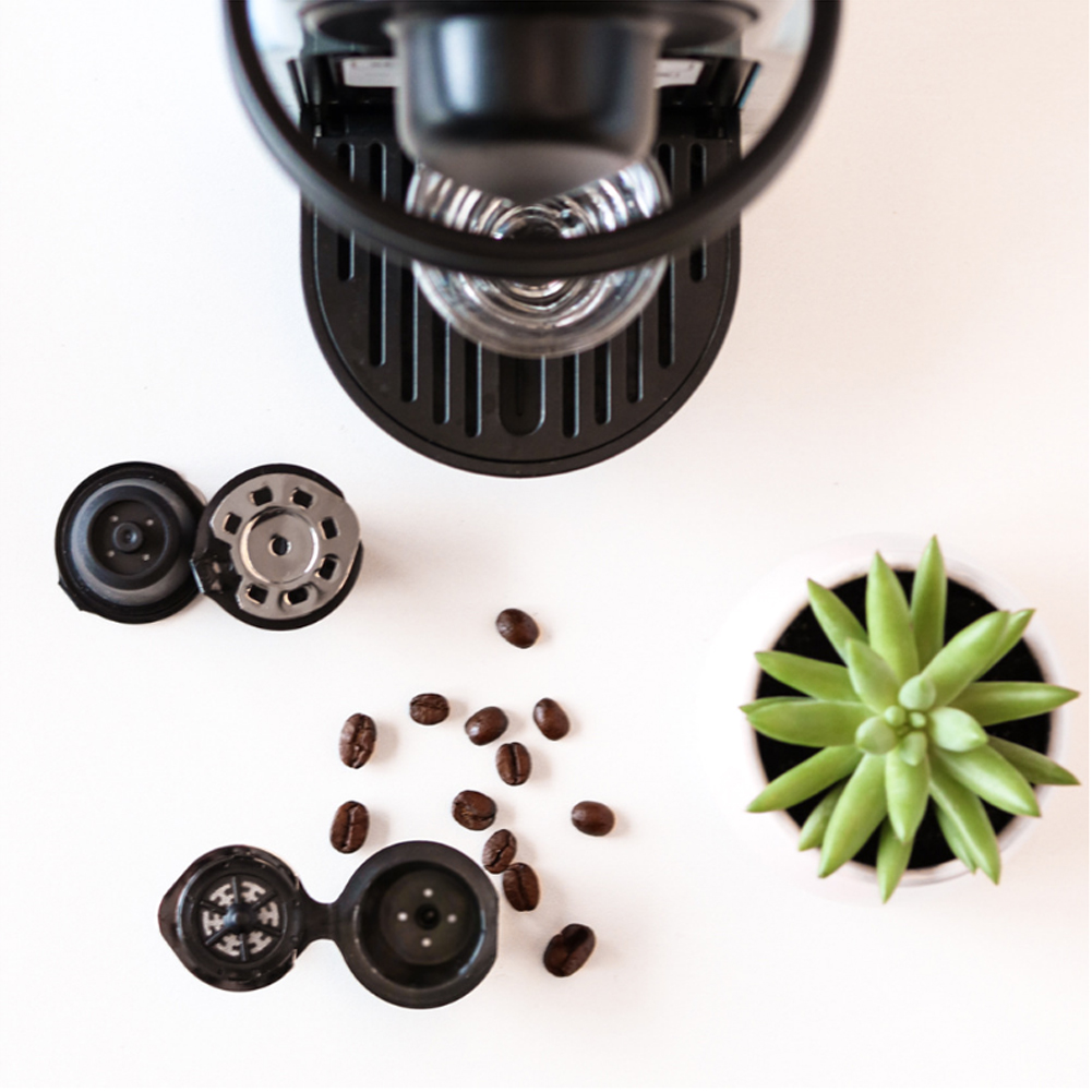 Wiederbefüllbarer, Wiederverwendbarer Kaffeekapsel-becherfilter Aus Verchromtem Edelstahl, Passend Für Nespresso
