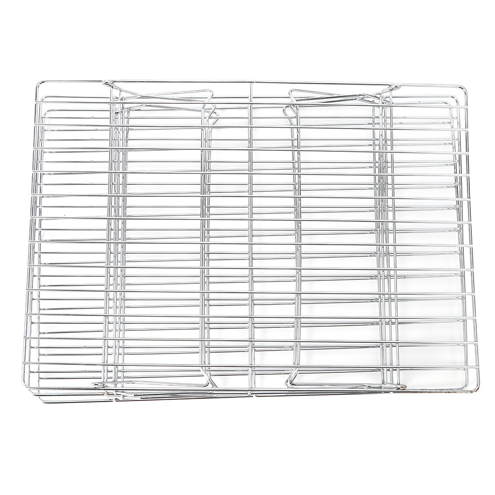 Dreistöckiges Kühlgitter Mit Zusammenklappbaren Beinen Für Kekse, Kuchen, Küchenbacken Und Grillen