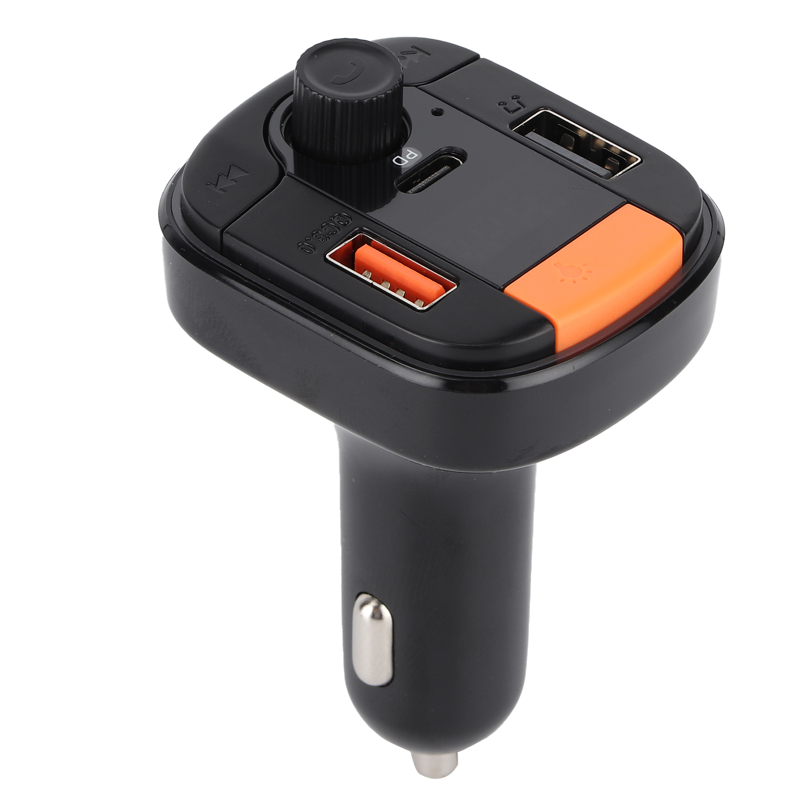 Universeller Auto-mp3-player Mit Bluetooth, Freisprechfunktion, 2 Usb-anschlüssen, Qc3.0-schnellladefunktion Und Ambientebeleuchtung