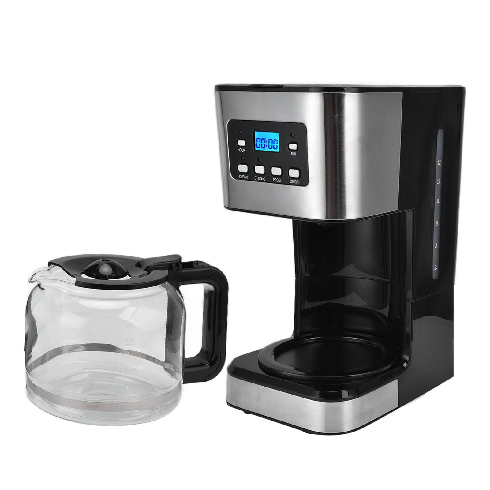 Automatische Filterkaffeemaschine 1,5 L, 12 Tassen, Amerikanische Filterkaffeemaschine, 220–240 V, Ce-zertifiziert (sehr Schwer)
