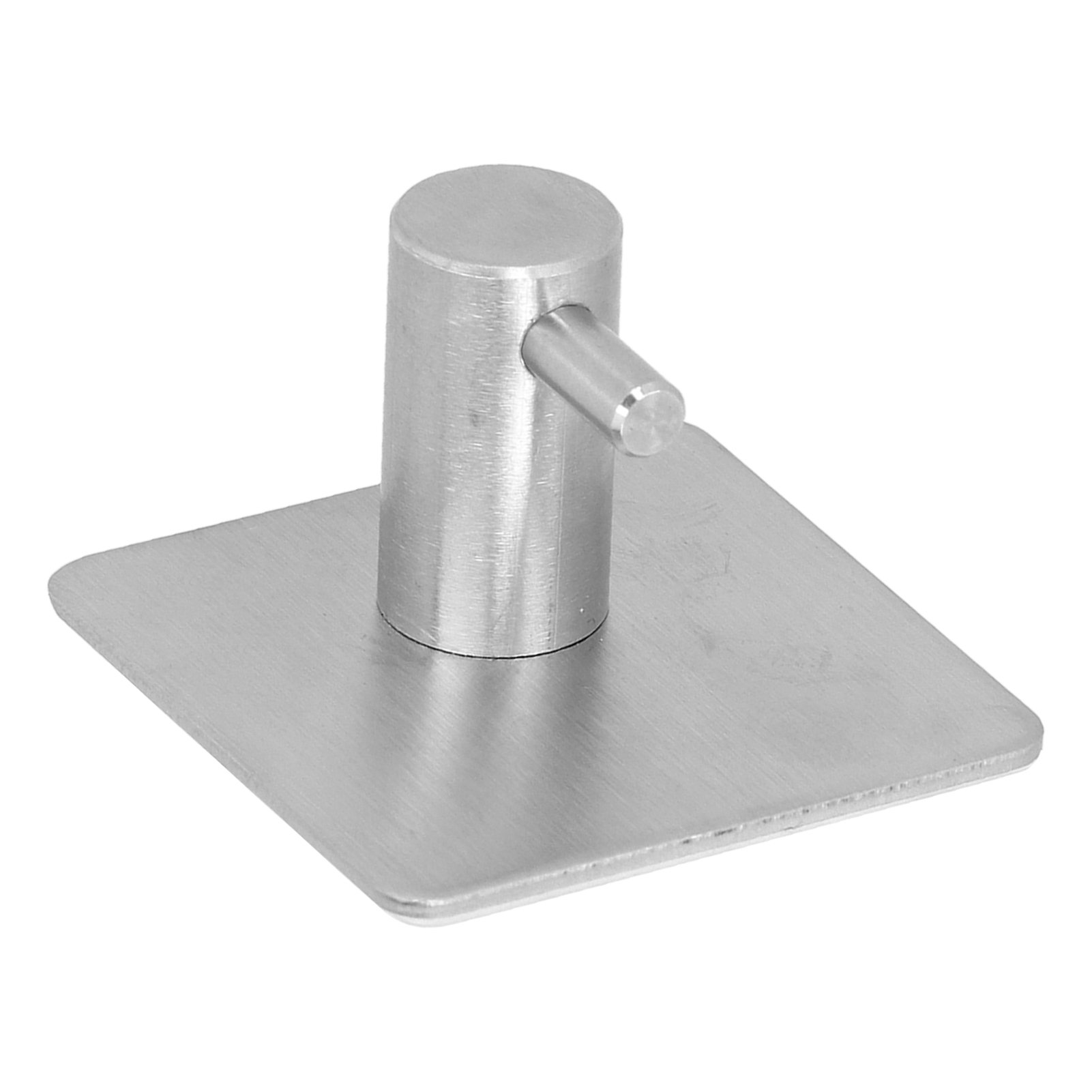 Einfacher Wandhaken Aus Edelstahl 304, Selbstklebend, Kein Bohren Erforderlich, Metallhaken Für Bad Und Kleidung
