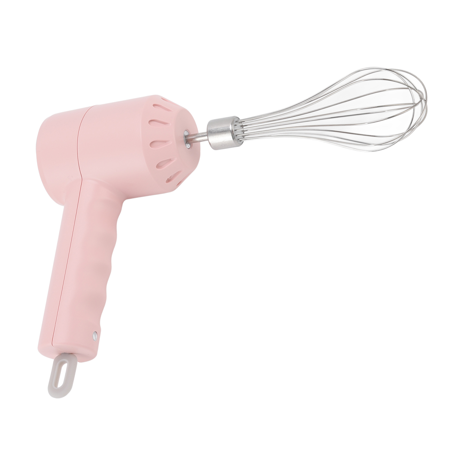 Kabelloses, Wiederaufladbares Set Mit Eingebautem Lithium-akku, Kompakter Elektrischer Mixer Für Sahne, Kuchen Und Gebäck, Tragbarer Rosa Handmixer