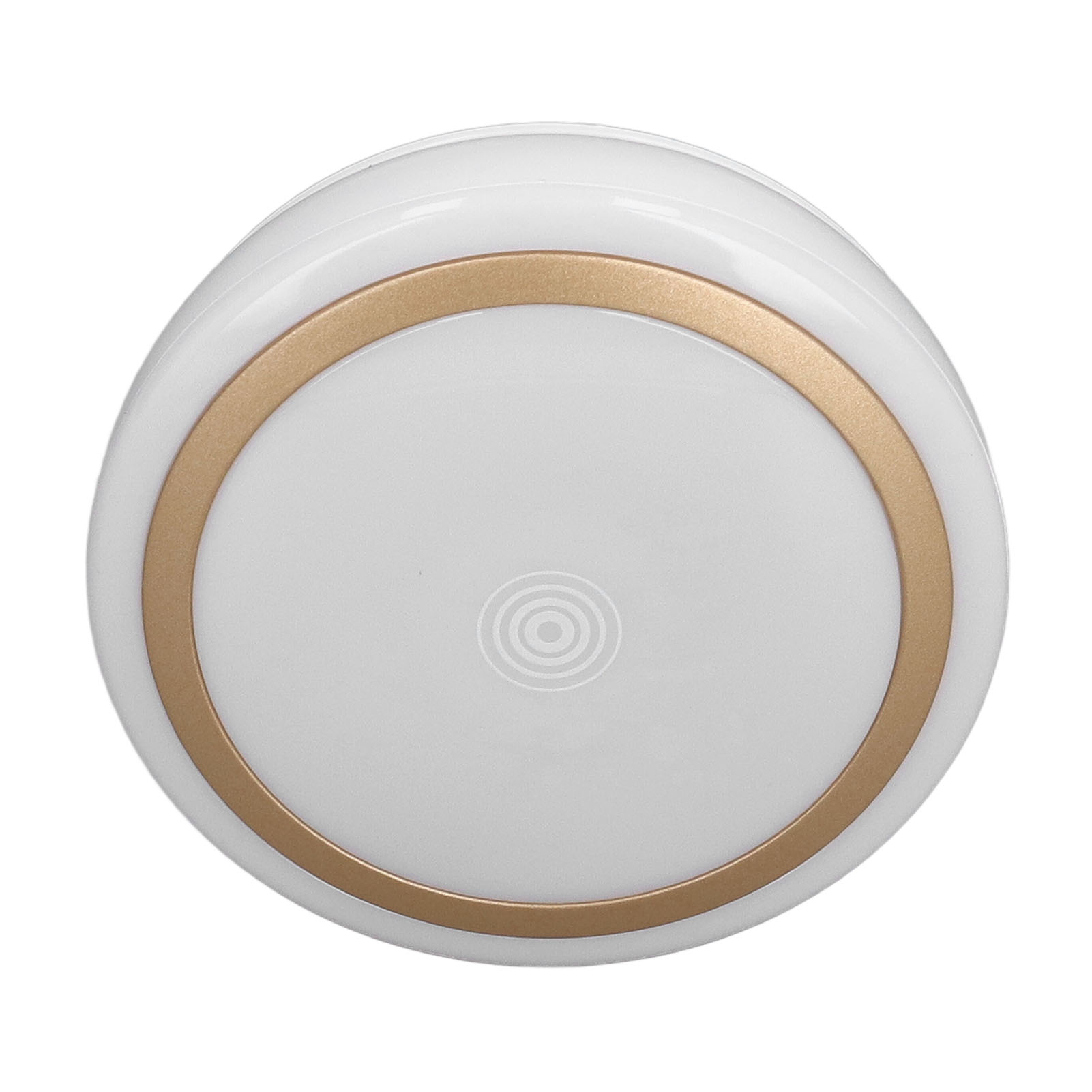 Led-nachtlicht Fürs Schlafzimmer, Schlankes Design, Batteriebetrieben, Nachttischlampe, Cl036 Goldring, Warmweißes Licht (batterien Nicht Im Lieferumfang Enthalten).