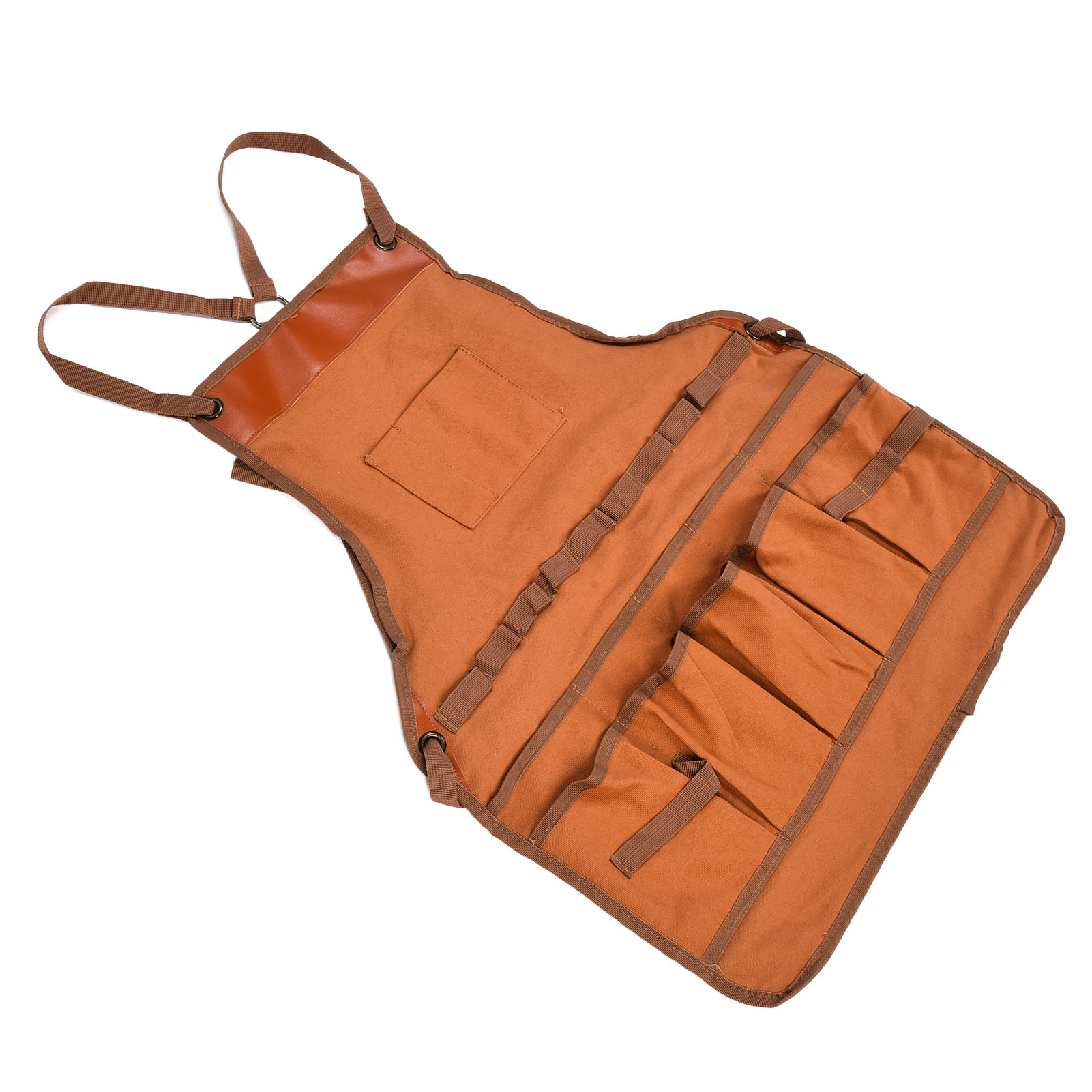 Multifunktionale Canvas-schürze Für Den Outdoor-bereich, Schutzschürze Für Grillen, Camping, Backen, Gartenarbeit Und Holzbearbeitung