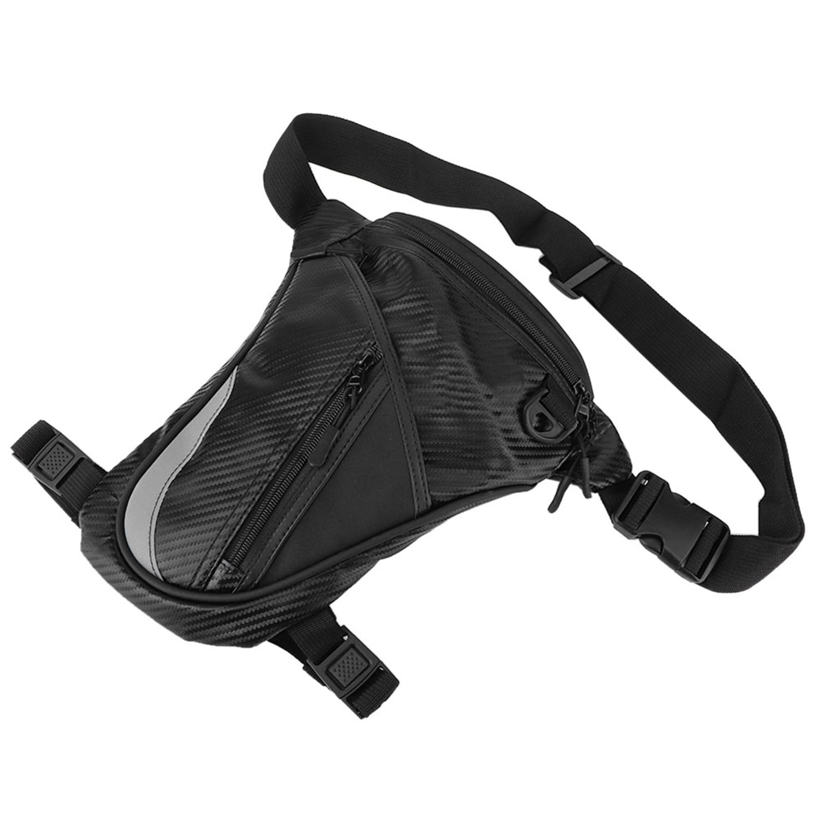 Trendige Motorradtasche Für Herren, Robuste Gürteltasche Aus Leder