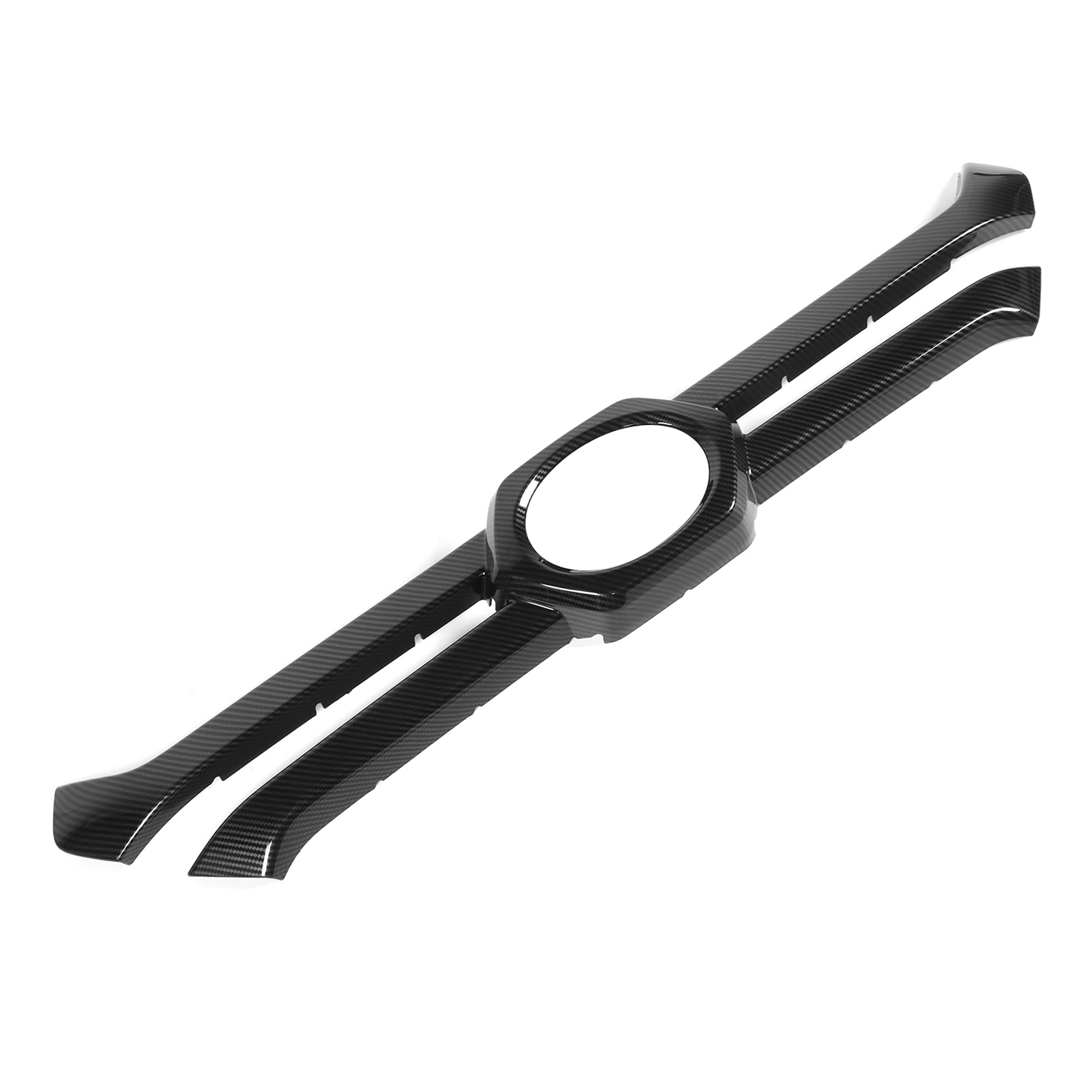Frontgrill-stoßstangenverkleidung Aus Kohlefaser, Außendekor, Kompatibel Mit Rav4 2019-2021