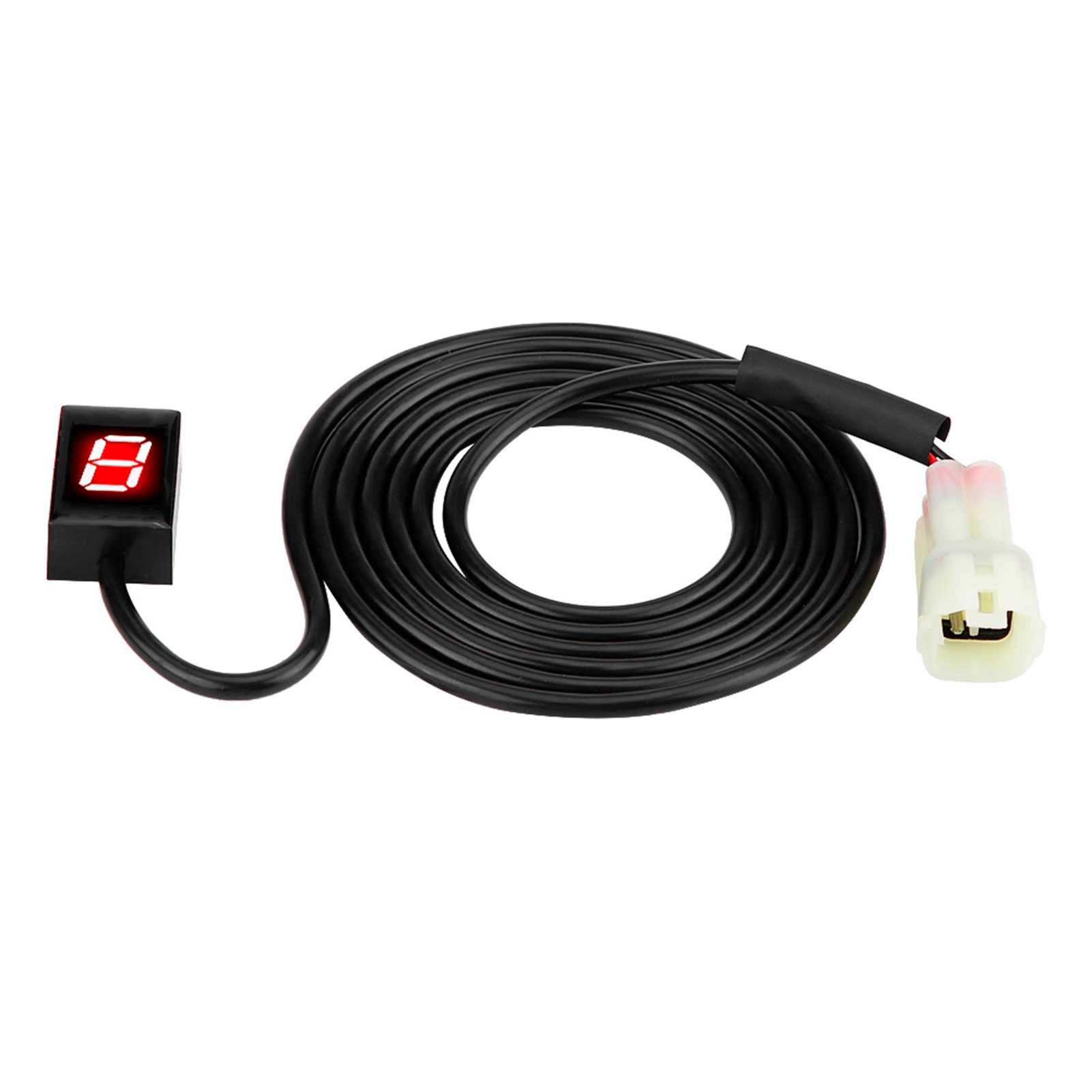 Digitaler Tachometer Mit Ganganzeige Für Kawasaki - Gangschaltsensoren - Digitalanzeige (rot)
