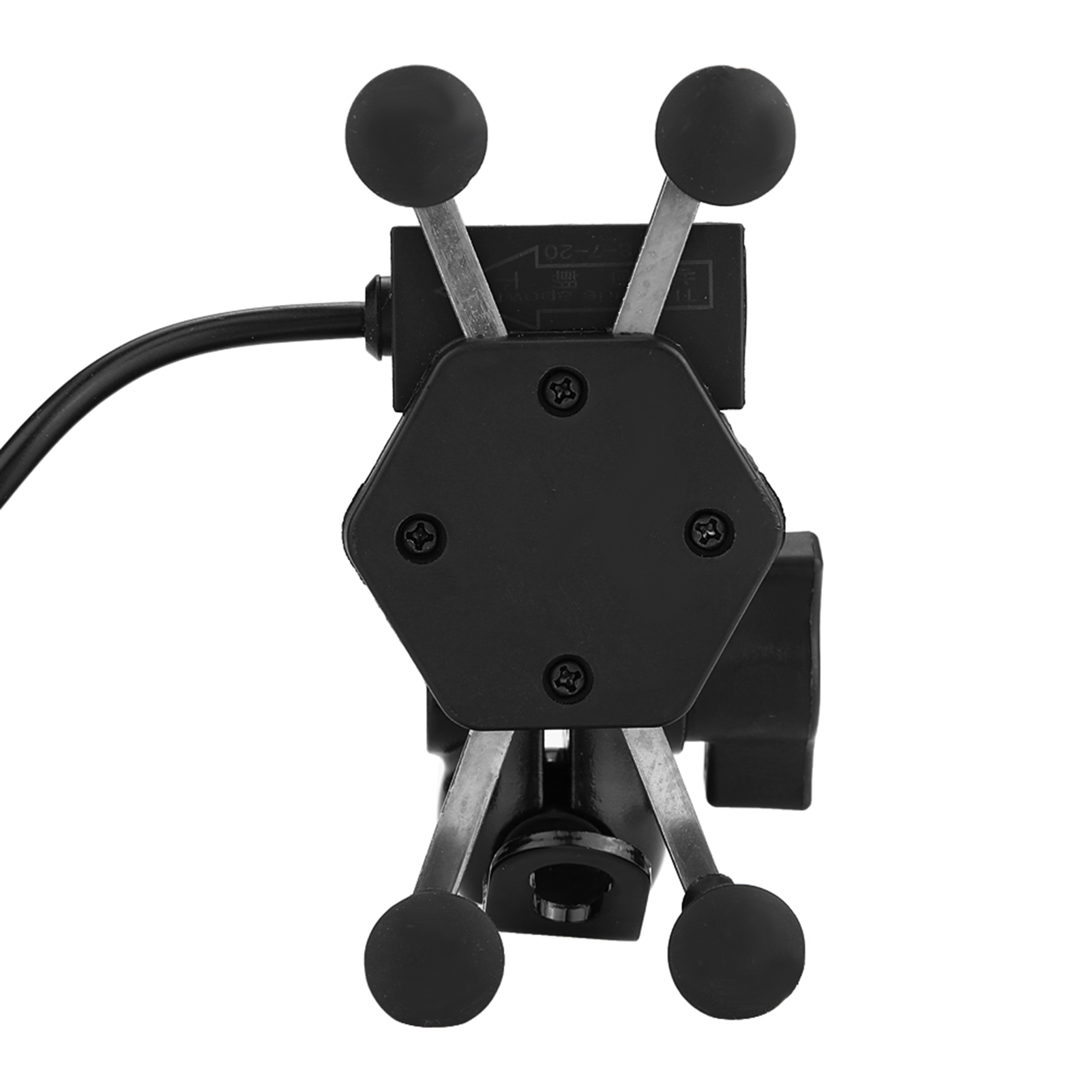 Universelle Smartphone-halterung Für Motorräder Mit Usb-ladegerät, Lenkerhalterung Für Motorräder, Verstellbare Halterung Mit Integrierter Ladefunktion