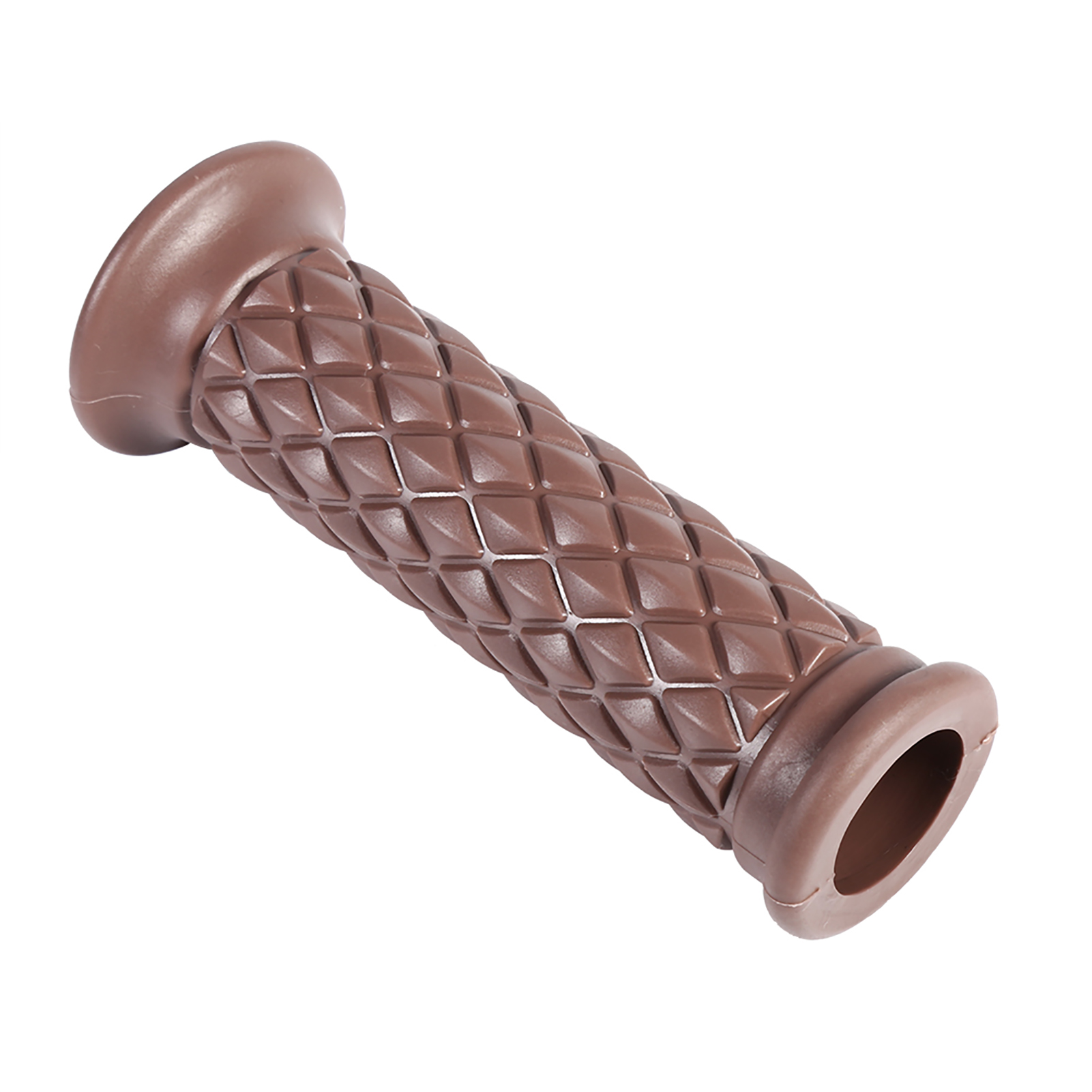 Paar Universelle Gummigriffe Für 7/8" (22 Mm) Motorradlenker Mit Hot Ends, Kaffeefarben