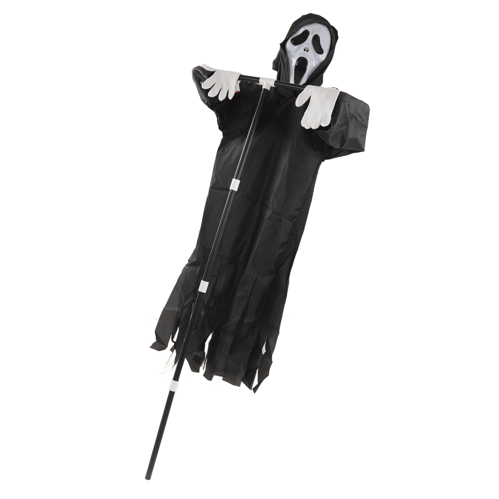 Schreiende Vogelscheuche Aus Polyester Und Pvc Mit Abnehmbarer Stange, Geisterdekoration Für Halloween, Zum Schutz Ländlicher Gebiete Und Für Gruselige Gärten.
