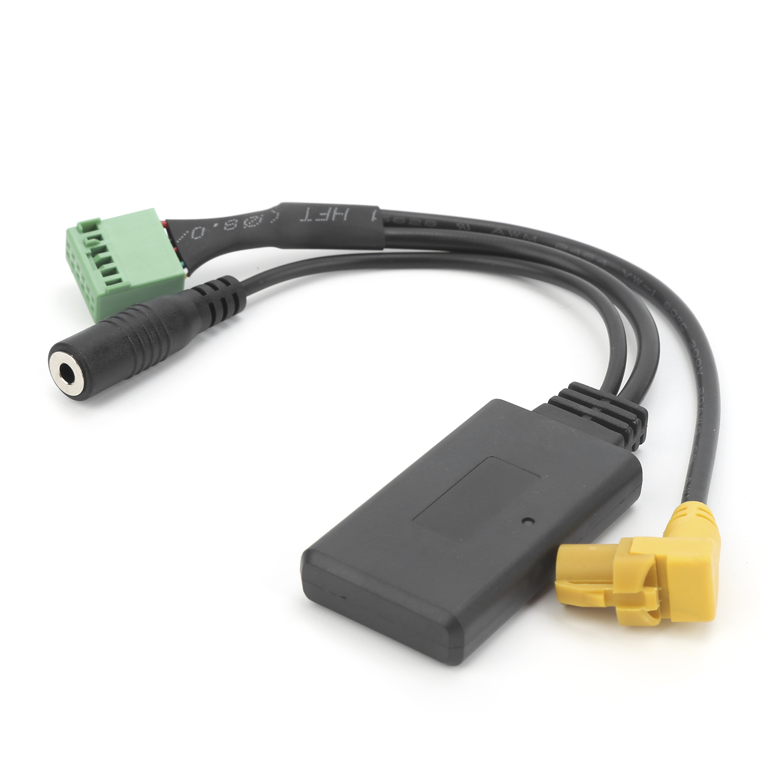 12-poliger Bluetooth-kfz-adapter, Multimedia-audiokabel Mit Freisprechmikrofon, Kompatibel Mit Mmi 3g / Q5 / A4l / A6l / Q7 / A5 / S5