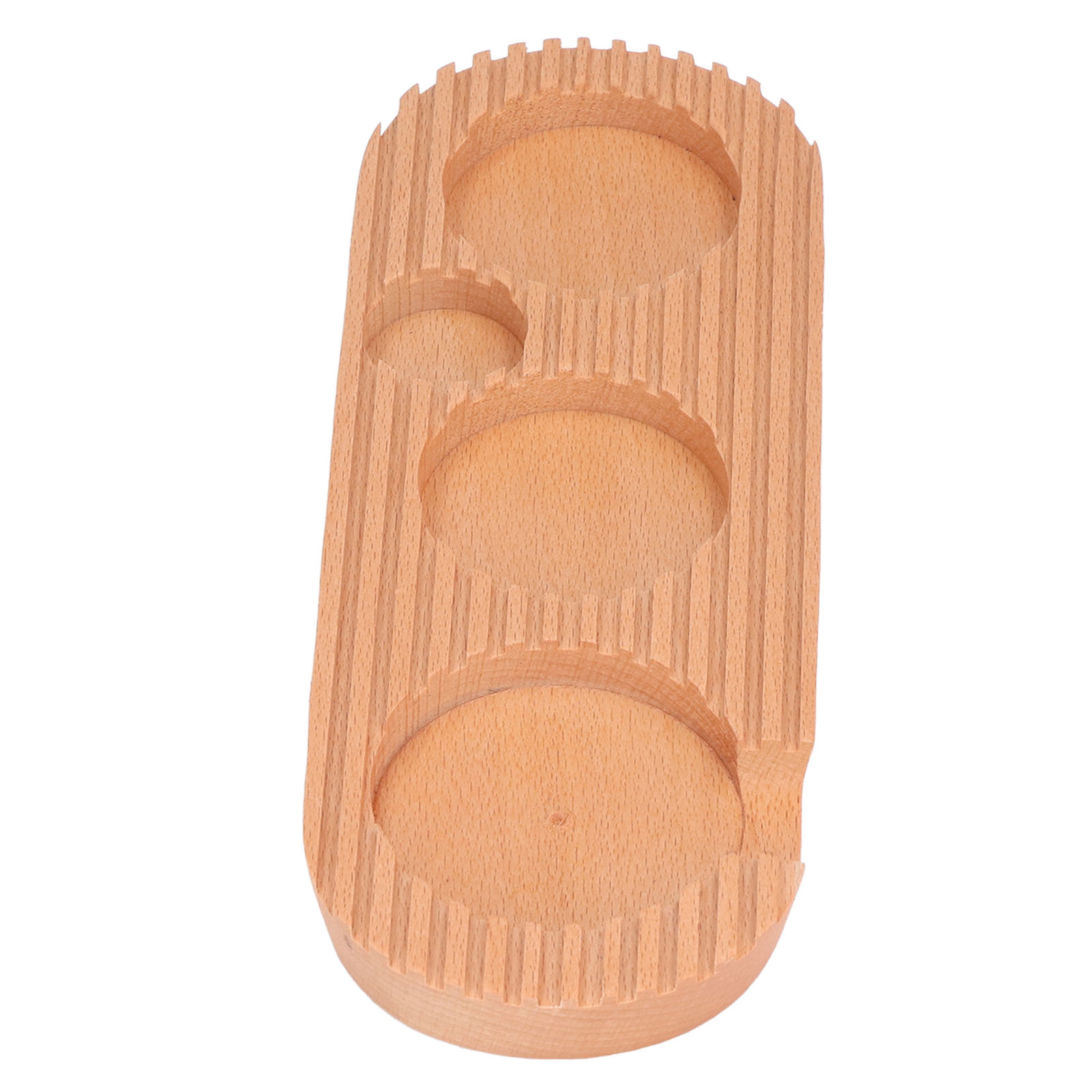 Tamperhalter Aus Holz Mit Tassenabtropfschale, 51/54-mm-kaffeedosiererhalter, Multifunktionaler Barista-organizer