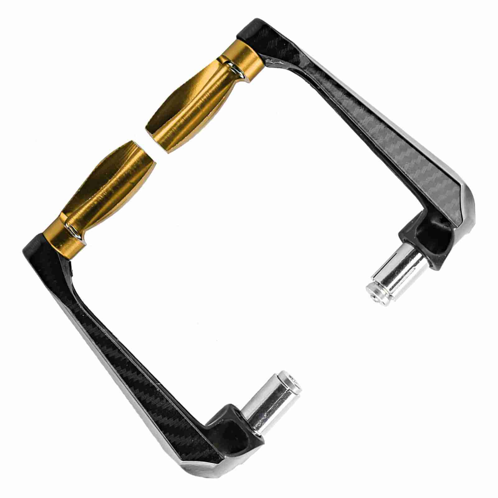 Universeller 7/8-zoll-motorradlenker Aus Aluminiumlegierung, Goldener Bremshebelschutz