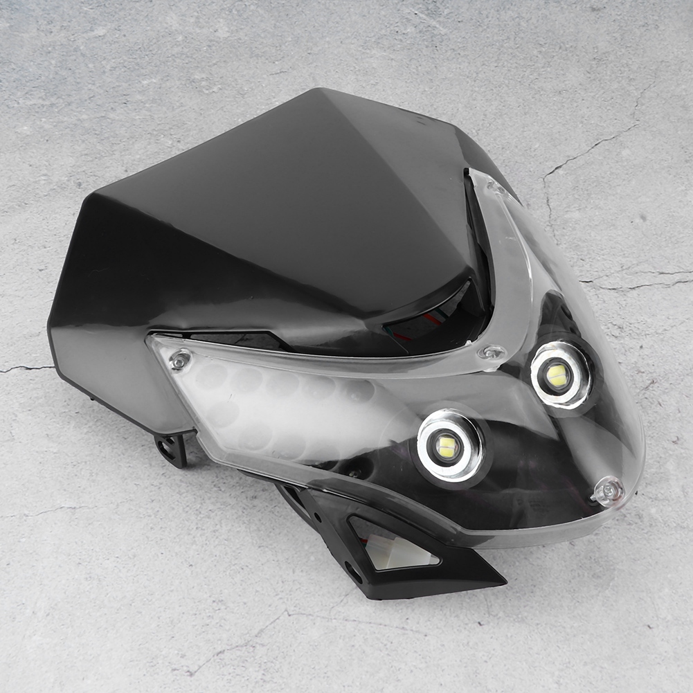 Universeller 12-v-led-motorradscheinwerfer, Sportverkleidungsleuchte Für Dirtbikes, Individuell Anpassbar
