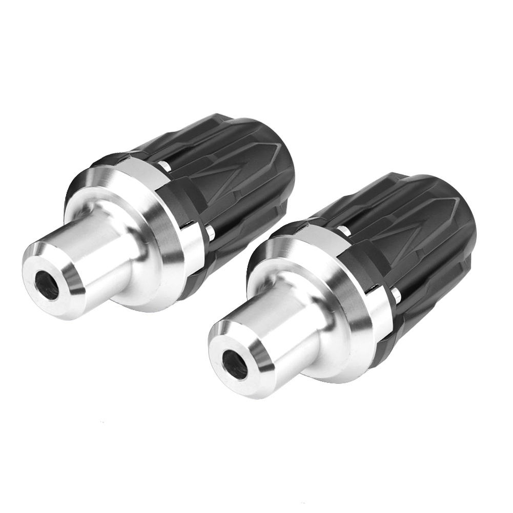 Paar 10 Mm Aluminium-motorschutzbügel Für Motorräder, Sturzsicher, Silberfarben